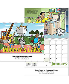 Promotional Wall Calendars: Murphy's Law Spiral Wall Calendar